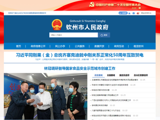 钦州市人民政府门户网站